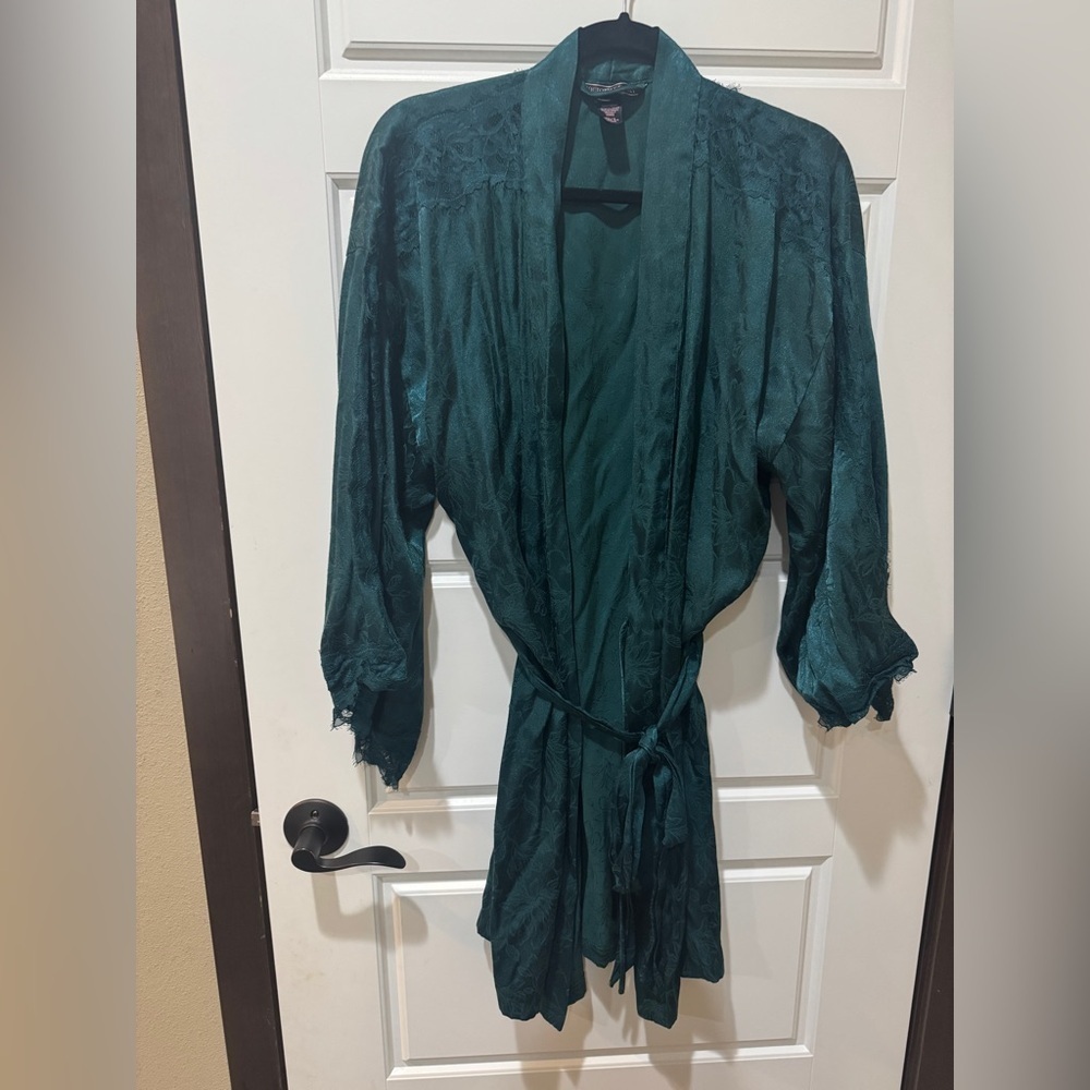 Victoria's Secret Teal Women's Kimono Robe| Vintage|